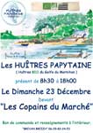Affiche vente Huîtres Papytaine