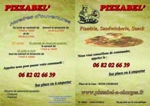 Dépliant Pizzabel' 4 volets